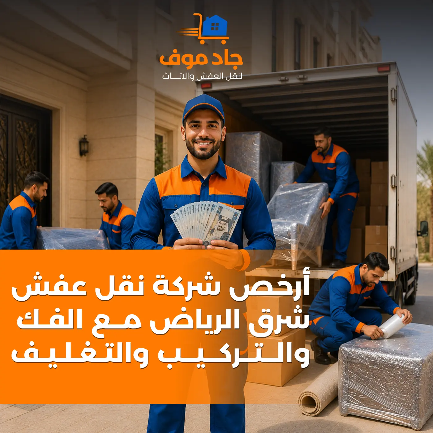 أرخص شركة نقل عفش شرق الرياض